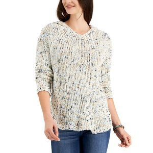 JPR Studio Women's Size Small Relaxed V-Neck Chenille Hoodie in NWT OO505AFA